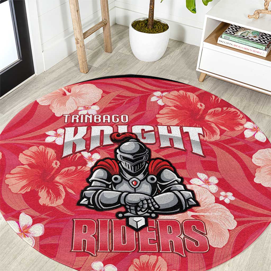 Trinidad and Tobago Cricket Round Carpet 2025 Go Knight Riders Tropical Style - Wonder Print Shop