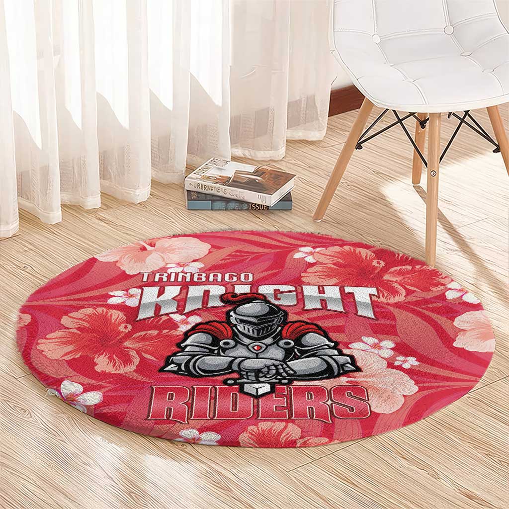 Trinidad and Tobago Cricket Round Carpet 2025 Go Knight Riders Tropical Style - Wonder Print Shop