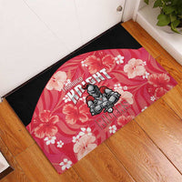 Trinidad and Tobago Cricket Rubber Doormat 2025 Go Knight Riders Tropical Style - Wonder Print Shop