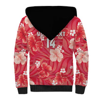Custom Trinidad and Tobago Cricket Sherpa Hoodie 2025 Go Knight Riders Tropical Style - Wonder Print Shop