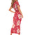 Custom Trinidad and Tobago Cricket Short Sleeve Bodycon Dress 2025 Go Knight Riders Tropical Style - Wonder Print Shop