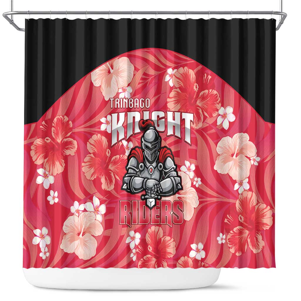 Trinidad and Tobago Cricket Shower Curtain 2025 Go Knight Riders Tropical Style - Wonder Print Shop