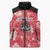 Custom Trinidad and Tobago Cricket Sleeveless Puffer Jacket 2025 Go Knight Riders Tropical Style - Wonder Print Shop