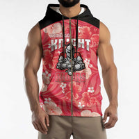 Custom Trinidad and Tobago Cricket Sleeveless Zip Hoodie 2025 Go Knight Riders Tropical Style - Wonder Print Shop