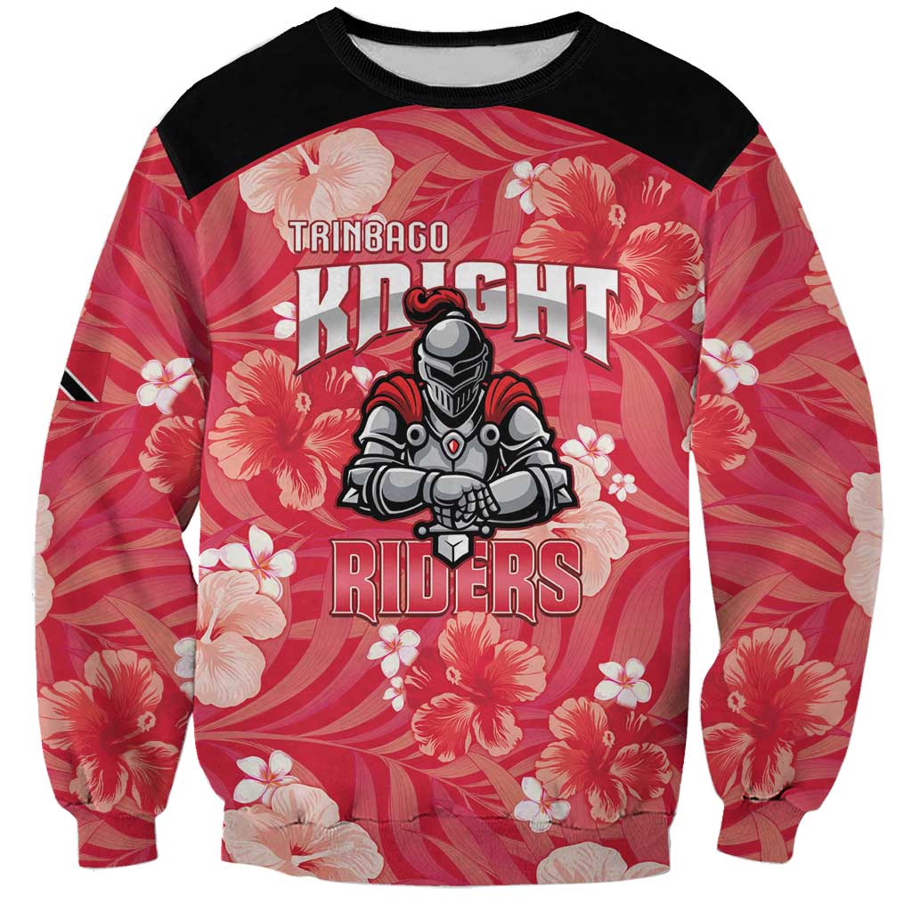 Custom Trinidad and Tobago Cricket Sweatshirt 2025 Go Knight Riders Tropical Style - Wonder Print Shop
