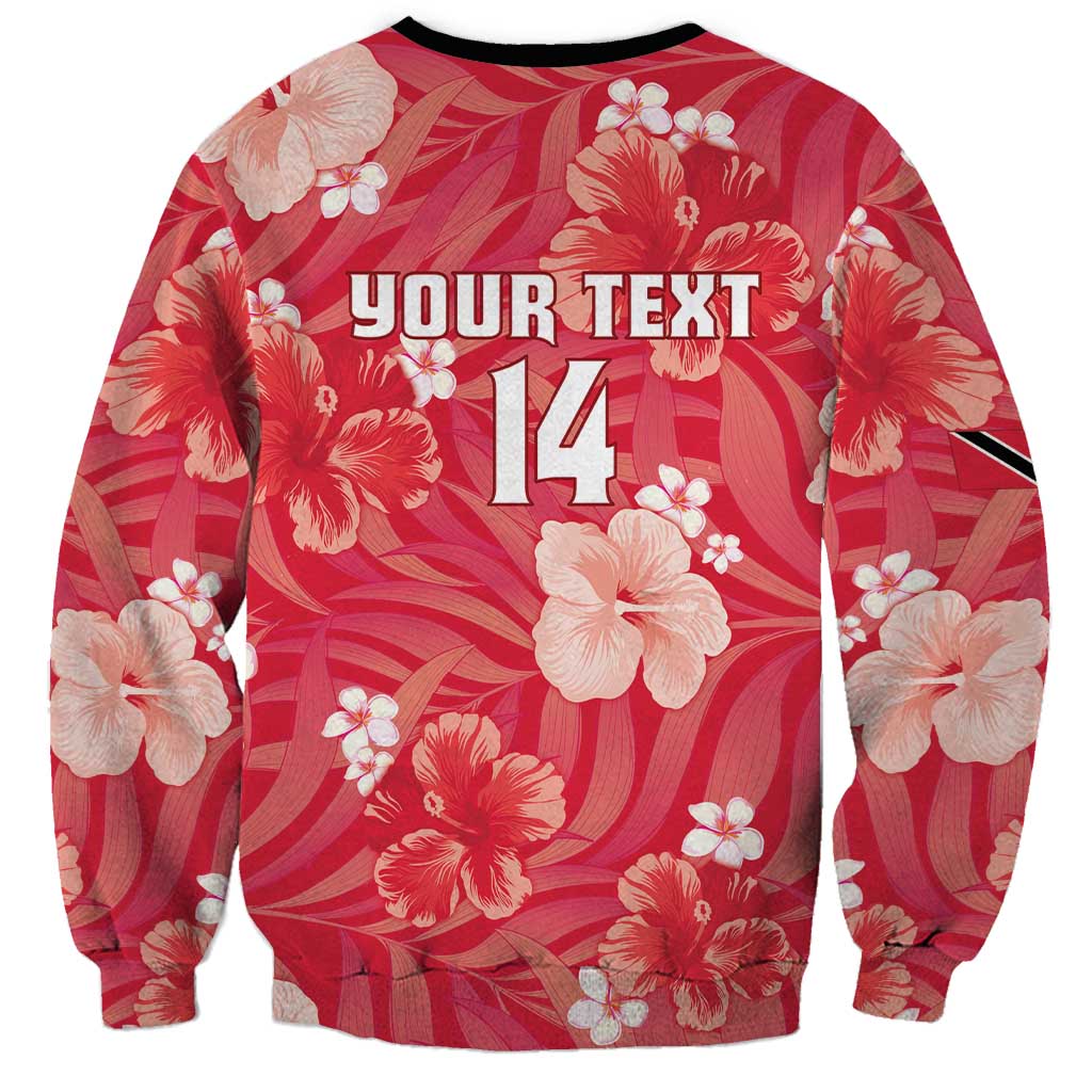 Custom Trinidad and Tobago Cricket Sweatshirt 2025 Go Knight Riders Tropical Style - Wonder Print Shop