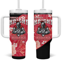 Trinidad and Tobago Cricket Tumbler With Handle 2025 Go Knight Riders Tropical Style - Wonder Print Shop