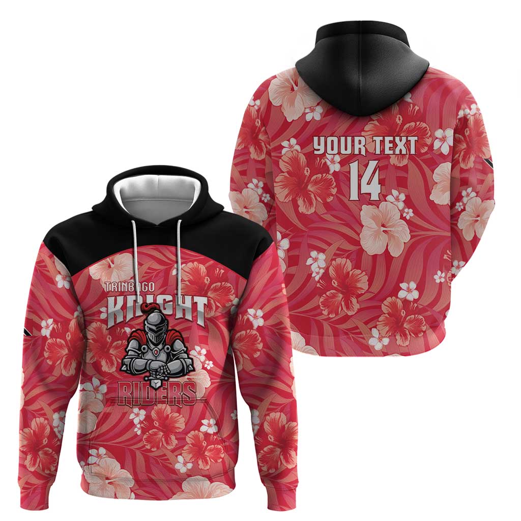 Custom Trinidad and Tobago Cricket Zip Hoodie 2025 Go Knight Riders Tropical Style - Wonder Print Shop