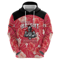 Custom Trinidad and Tobago Cricket Zip Hoodie 2025 Go Knight Riders Tropical Style - Wonder Print Shop