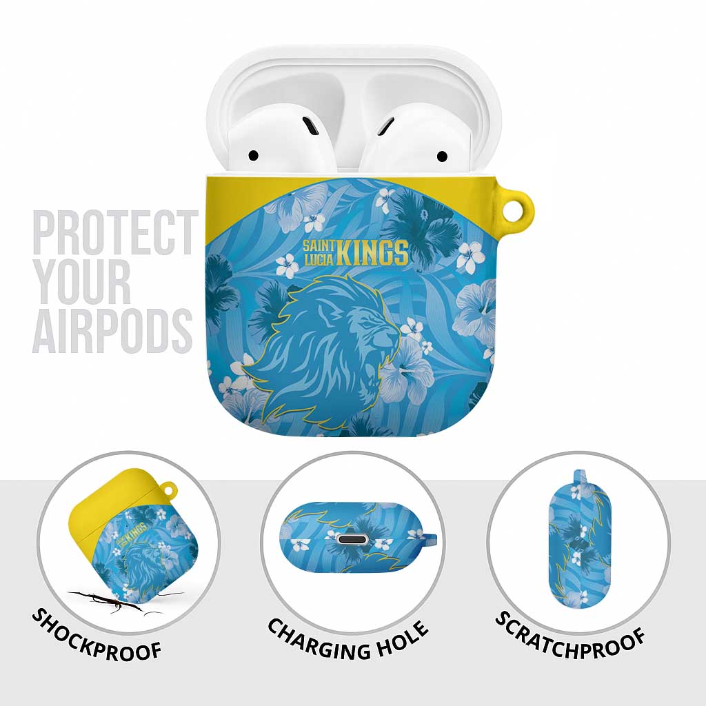 Saint Lucia Kings Cricket AirPods Case 2025 Go Beinspired Tropical Style - Wonder Print Shop