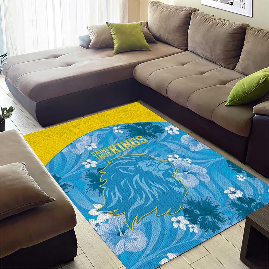 Saint Lucia Kings Cricket Area Rug 2025 Go Beinspired Tropical Style - Wonder Print Shop
