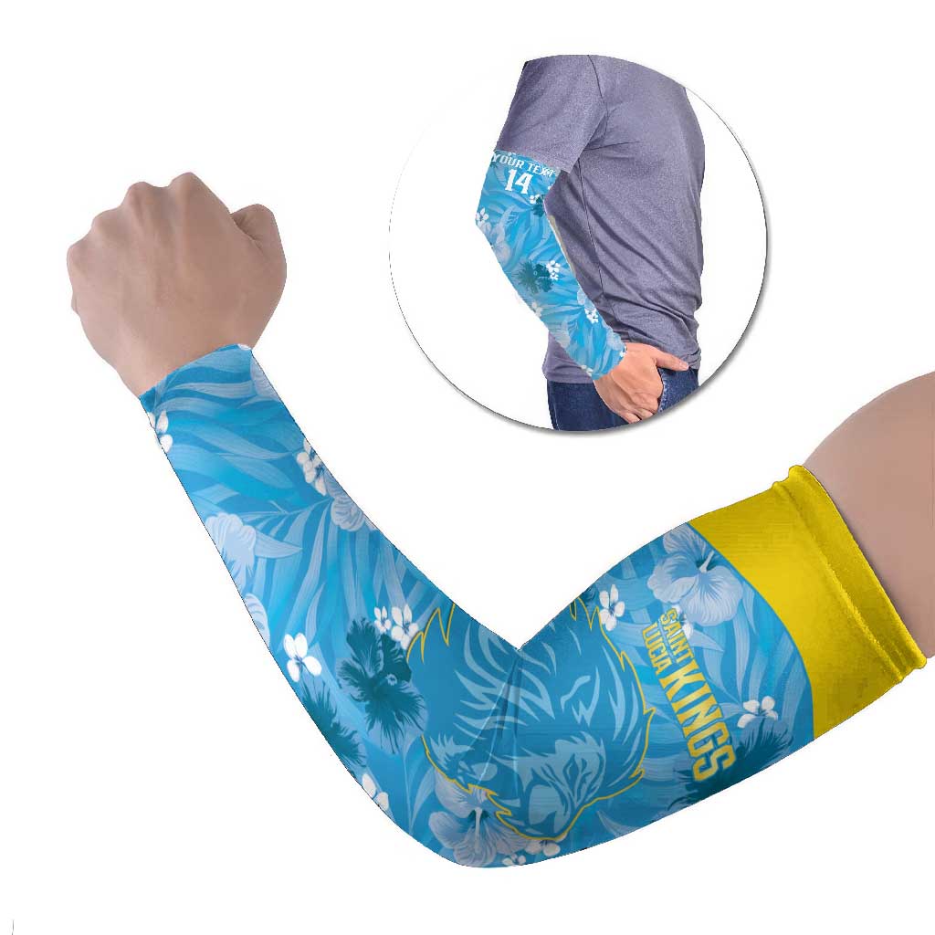 Saint Lucia Kings Cricket Arm Sleeves 2025 Go Beinspired Tropical Style - Wonder Print Shop