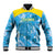 Custom Saint Lucia Kings Cricket Baseball Jacket 2025 Go Beinspired Tropical Style - Wonder Print Shop