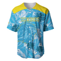 Custom Saint Lucia Kings Cricket Baseball Jersey 2025 Go Beinspired Tropical Style - Wonder Print Shop