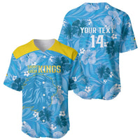 Custom Saint Lucia Kings Cricket Baseball Jersey 2025 Go Beinspired Tropical Style - Wonder Print Shop