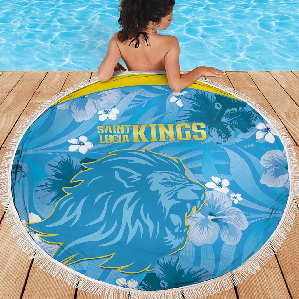 Saint Lucia Kings Cricket Beach Blanket 2025 Go Beinspired Tropical Style - Wonder Print Shop