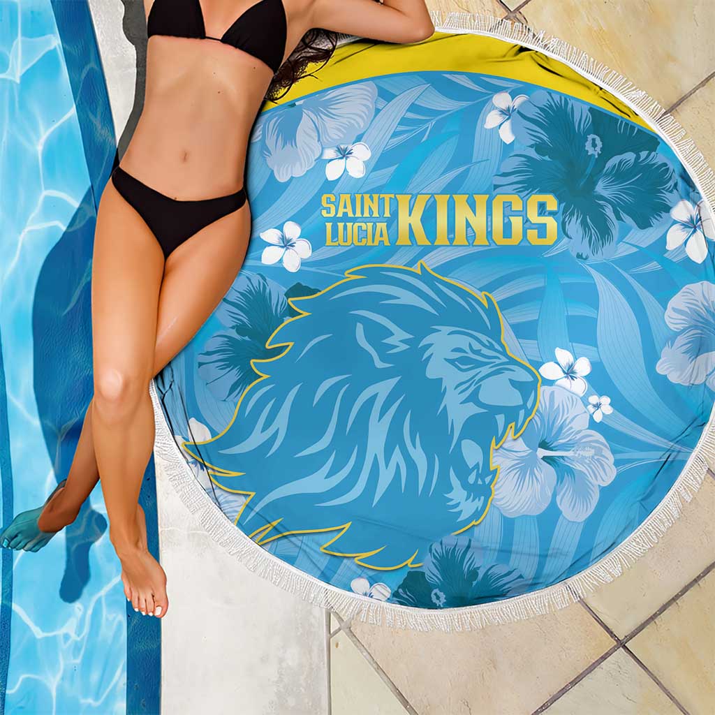 Saint Lucia Kings Cricket Beach Blanket 2025 Go Beinspired Tropical Style - Wonder Print Shop