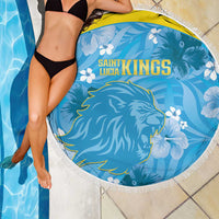 Saint Lucia Kings Cricket Beach Blanket 2025 Go Beinspired Tropical Style - Wonder Print Shop