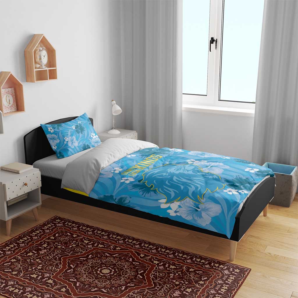 Saint Lucia Kings Cricket Bedding Set 2025 Go Beinspired Tropical Style - Wonder Print Shop