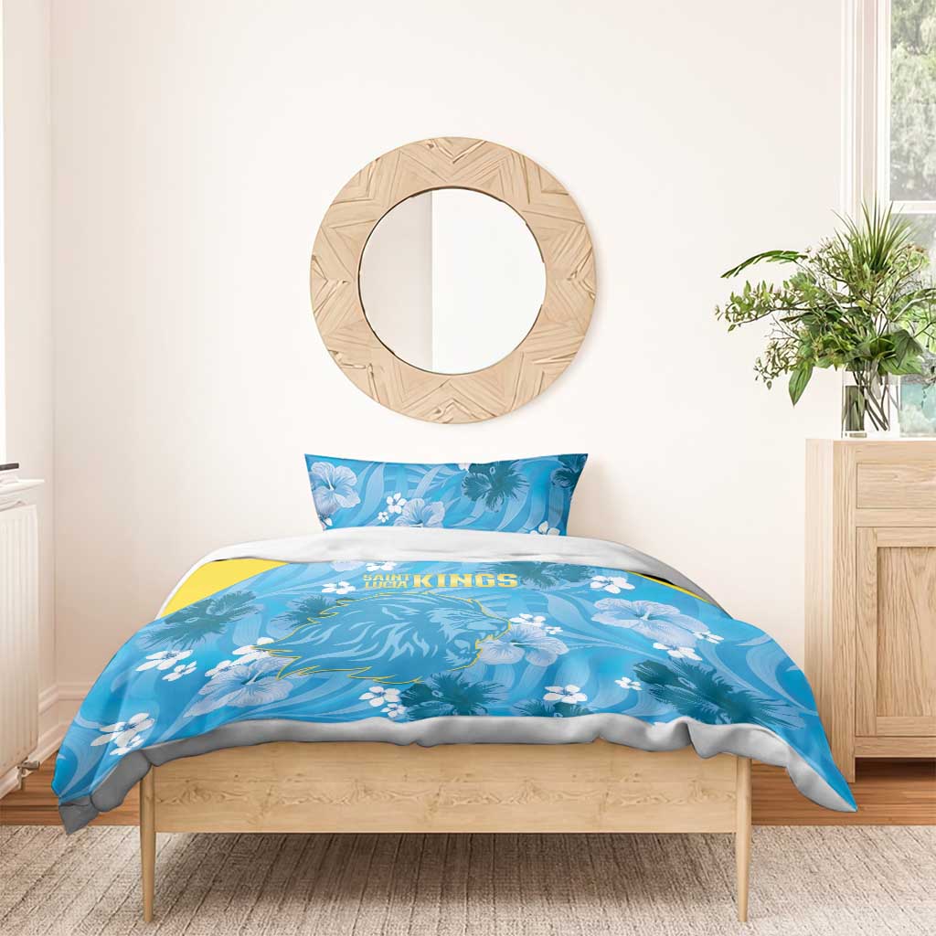 Saint Lucia Kings Cricket Bedding Set 2025 Go Beinspired Tropical Style - Wonder Print Shop