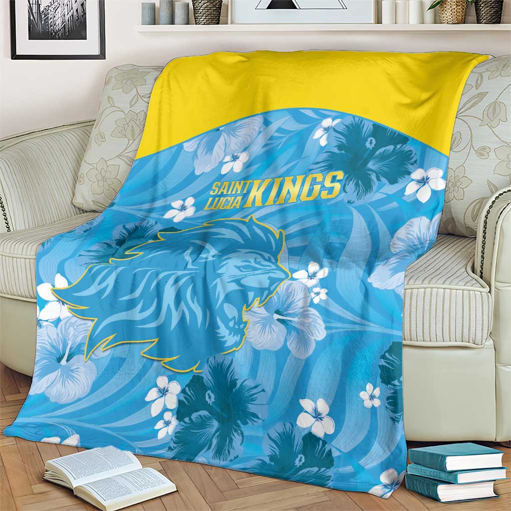 Saint Lucia Kings Cricket Blanket 2025 Go Beinspired Tropical Style - Wonder Print Shop