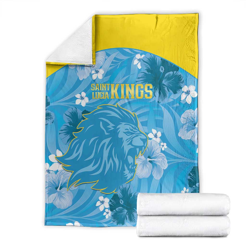 Saint Lucia Kings Cricket Blanket 2025 Go Beinspired Tropical Style - Wonder Print Shop
