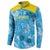 Custom Saint Lucia Kings Cricket Button Sweatshirt 2025 Go Beinspired Tropical Style - Wonder Print Shop
