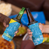 Custom Saint Lucia Kings Cricket 4 in 1 Can Cooler Tumbler 2025 Go Beinspired Tropical Style - Wonder Print Shop