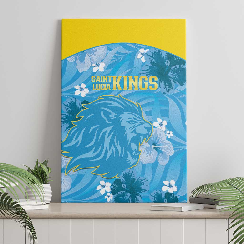 Saint Lucia Kings Cricket Canvas Wall Art 2025 Go Beinspired Tropical Style - Wonder Print Shop