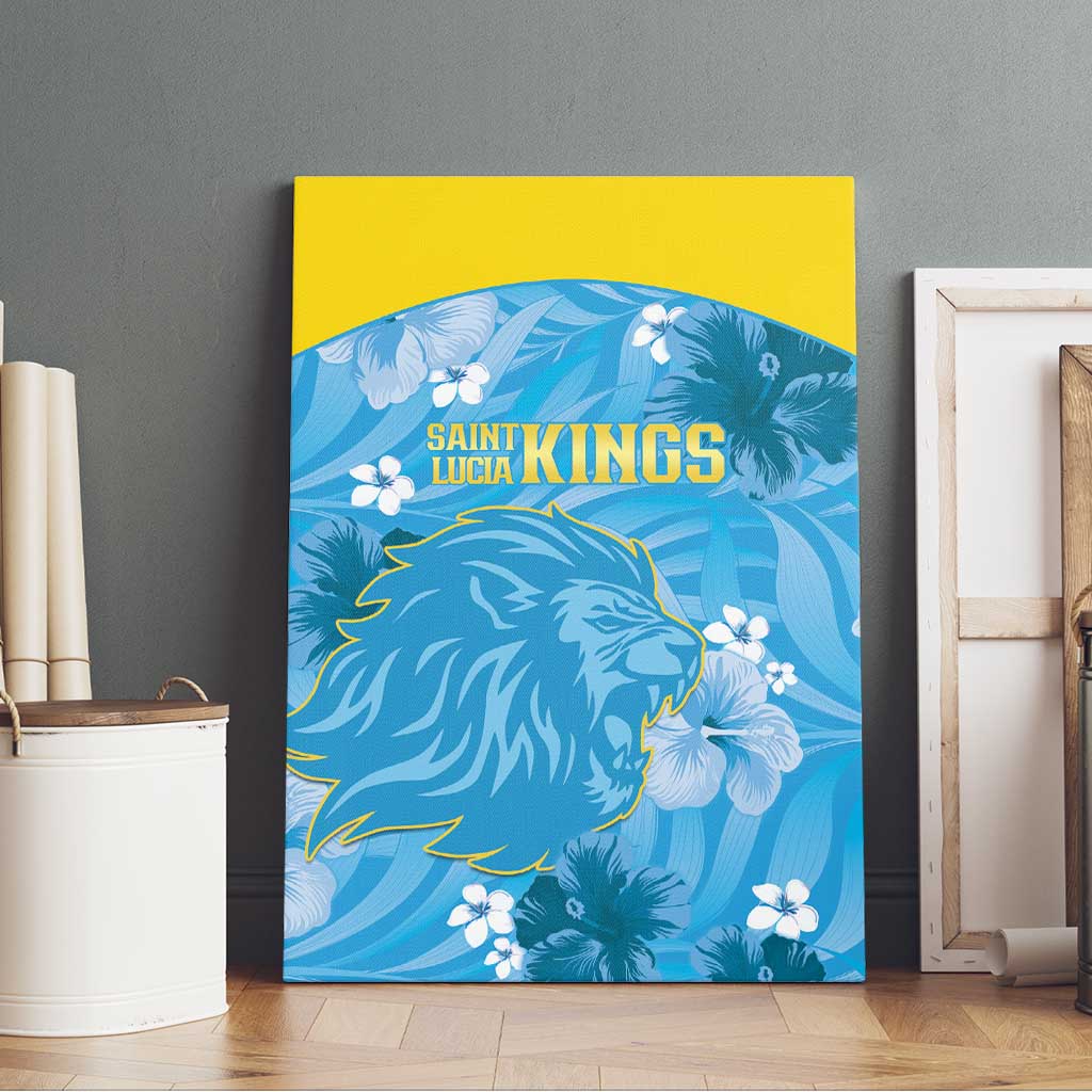 Saint Lucia Kings Cricket Canvas Wall Art 2025 Go Beinspired Tropical Style - Wonder Print Shop
