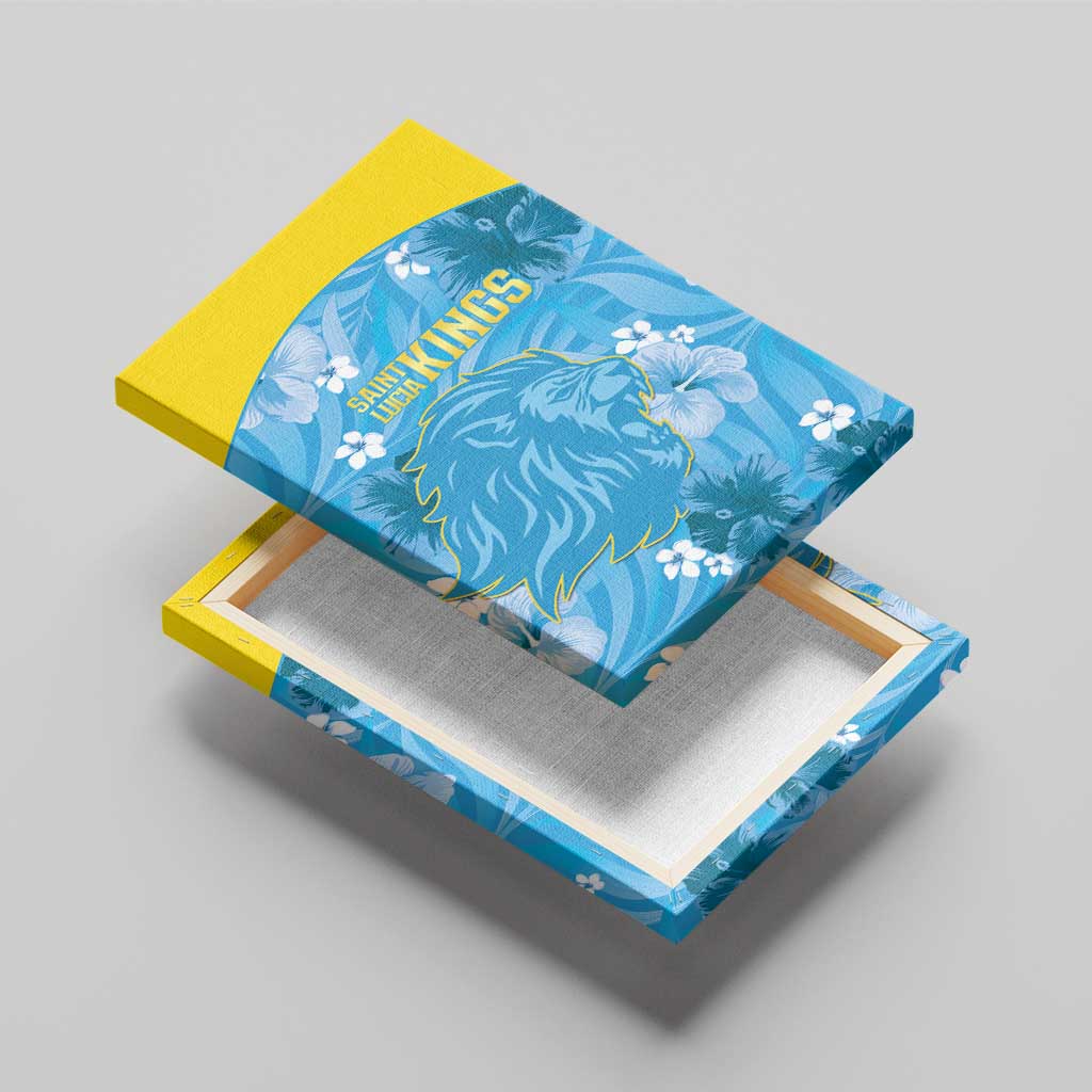 Saint Lucia Kings Cricket Canvas Wall Art 2025 Go Beinspired Tropical Style - Wonder Print Shop