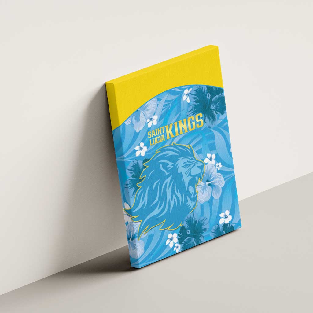 Saint Lucia Kings Cricket Canvas Wall Art 2025 Go Beinspired Tropical Style - Wonder Print Shop