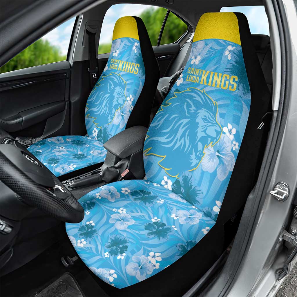 Saint Lucia Kings Cricket Car Seat Cover 2025 Go Beinspired Tropical Style - Wonder Print Shop