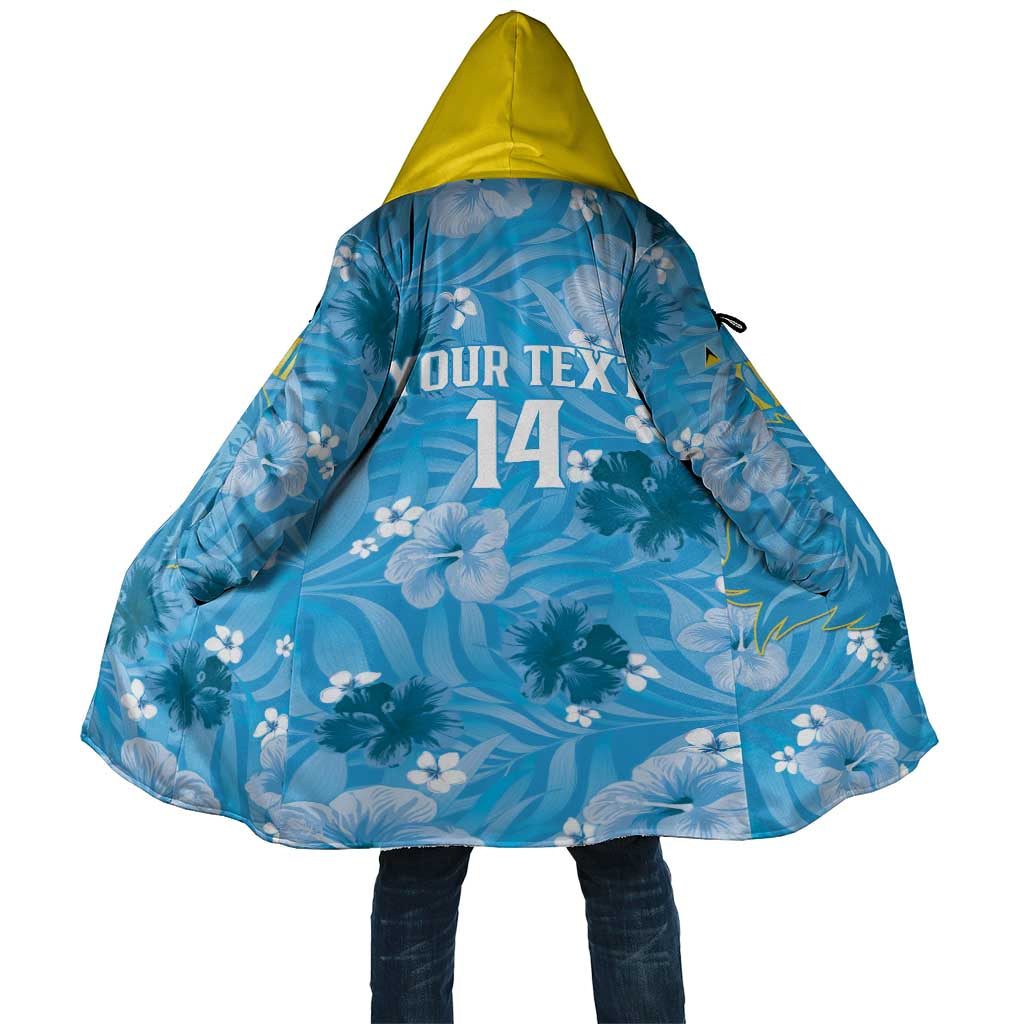 Custom Saint Lucia Kings Cricket Cloak 2025 Go Beinspired Tropical Style - Wonder Print Shop