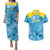 Custom Saint Lucia Kings Cricket Couples Matching Puletasi and Hawaiian Shirt 2025 Go Beinspired Tropical Style - Wonder Print Shop