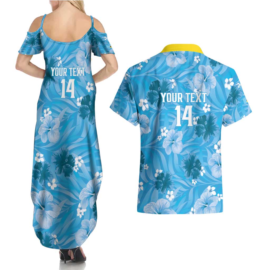 Custom Saint Lucia Kings Cricket Couples Matching Summer Maxi Dress and Hawaiian Shirt 2025 Go Beinspired Tropical Style - Wonder Print Shop