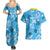 Custom Saint Lucia Kings Cricket Couples Matching Summer Maxi Dress and Hawaiian Shirt 2025 Go Beinspired Tropical Style - Wonder Print Shop
