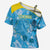 Custom Saint Lucia Kings Cricket Cross Shoulder Shirt 2025 Go Beinspired Tropical Style - Wonder Print Shop