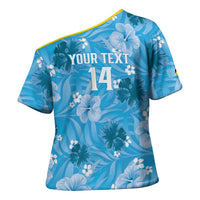 Custom Saint Lucia Kings Cricket Cross Shoulder Shirt 2025 Go Beinspired Tropical Style - Wonder Print Shop