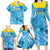 Custom Saint Lucia Kings Cricket Family Matching Long Sleeve Bodycon Dress and Hawaiian Shirt 2025 Go Beinspired Tropical Style - Wonder Print Shop