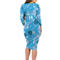 Custom Saint Lucia Kings Cricket Family Matching Long Sleeve Bodycon Dress and Hawaiian Shirt 2025 Go Beinspired Tropical Style - Wonder Print Shop