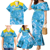 Custom Saint Lucia Kings Cricket Family Matching Mermaid Dress and Hawaiian Shirt 2025 Go Beinspired Tropical Style - Wonder Print Shop