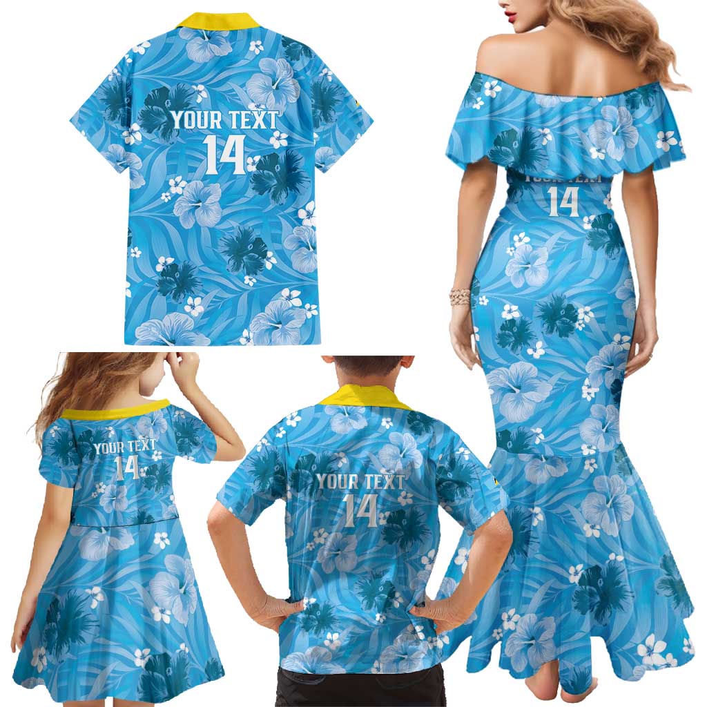Custom Saint Lucia Kings Cricket Family Matching Mermaid Dress and Hawaiian Shirt 2025 Go Beinspired Tropical Style - Wonder Print Shop