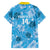 Custom Saint Lucia Kings Cricket Family Matching Puletasi and Hawaiian Shirt 2025 Go Beinspired Tropical Style - Wonder Print Shop