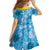 Custom Saint Lucia Kings Cricket Family Matching Short Sleeve Bodycon Dress and Hawaiian Shirt 2025 Go Beinspired Tropical Style - Wonder Print Shop