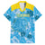 Custom Saint Lucia Kings Cricket Family Matching Short Sleeve Bodycon Dress and Hawaiian Shirt 2025 Go Beinspired Tropical Style - Wonder Print Shop