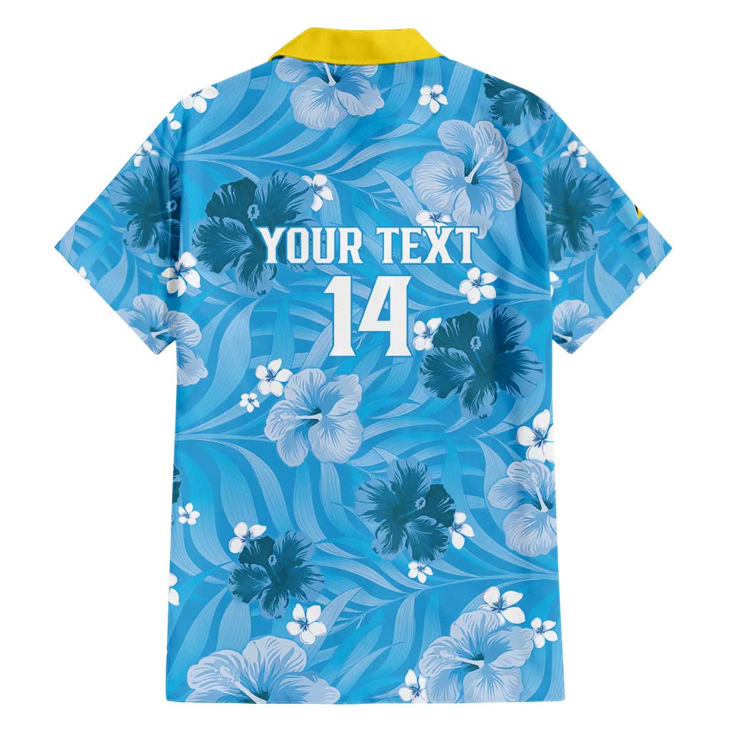 Custom Saint Lucia Kings Cricket Family Matching Short Sleeve Bodycon Dress and Hawaiian Shirt 2025 Go Beinspired Tropical Style - Wonder Print Shop