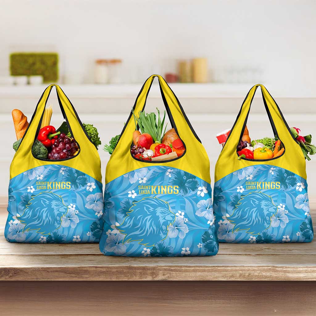 Saint Lucia Kings Cricket Grocery Bag 2025 Go Beinspired Tropical Style - Wonder Print Shop