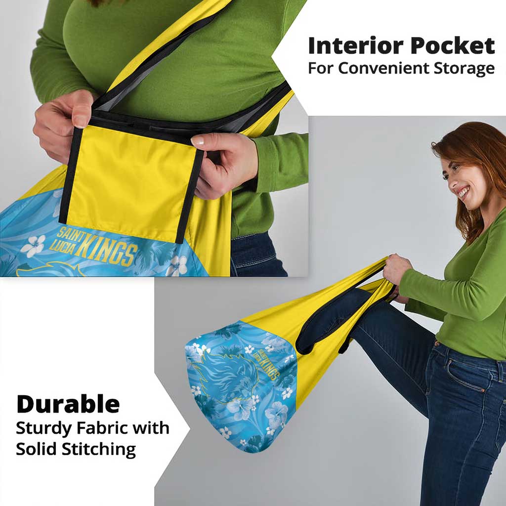Saint Lucia Kings Cricket Grocery Bag 2025 Go Beinspired Tropical Style - Wonder Print Shop