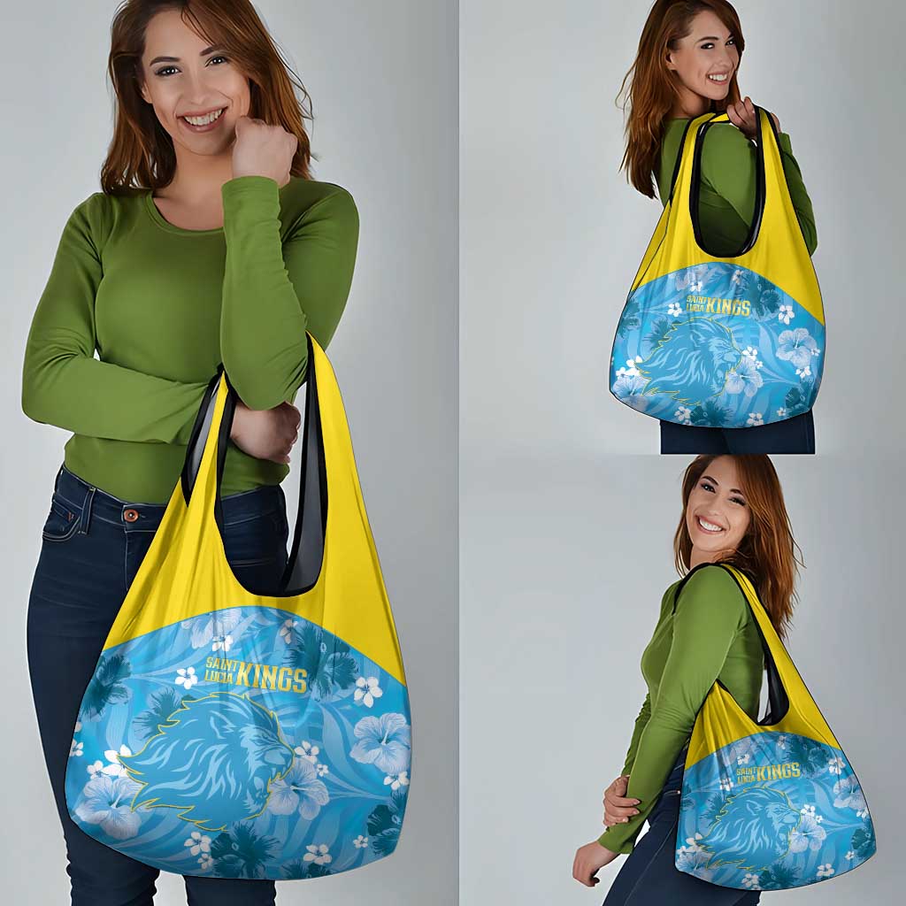 Saint Lucia Kings Cricket Grocery Bag 2025 Go Beinspired Tropical Style - Wonder Print Shop